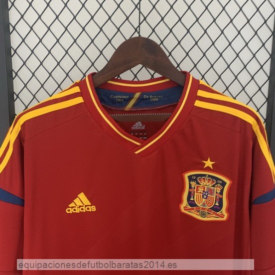 Nuevo 1ª Camiseta Espana Retro 2012 Rojo Baratas